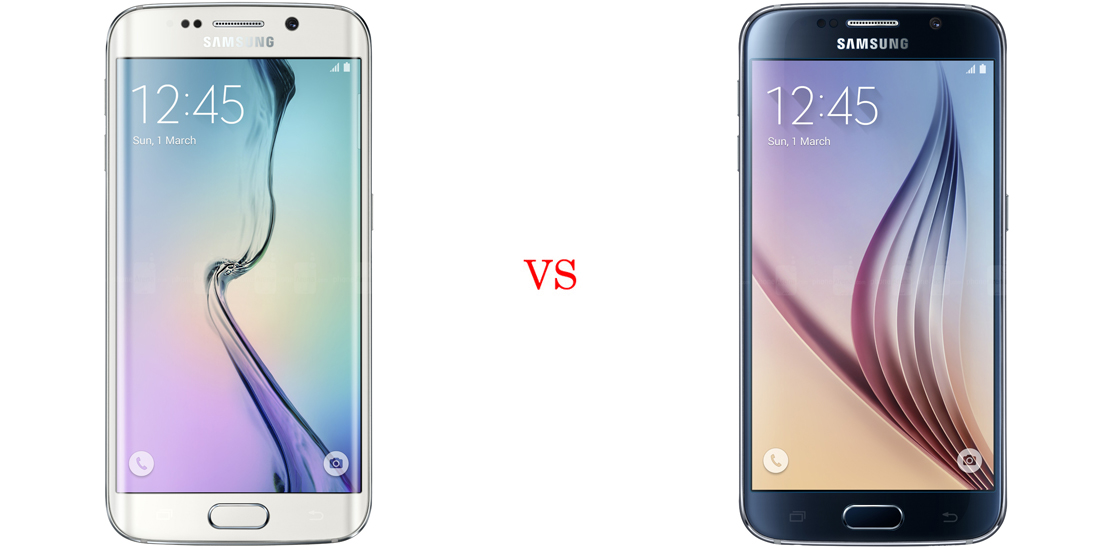 Samsung Galaxy S6 Edge versus Samsung Galaxy S6 1